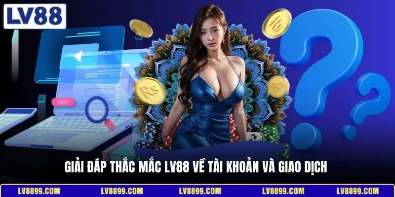 Giải đáp thắc mắc LV88 về tài khoản và giao dịch